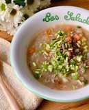 Cháo Gạo Rang Bò Bằm