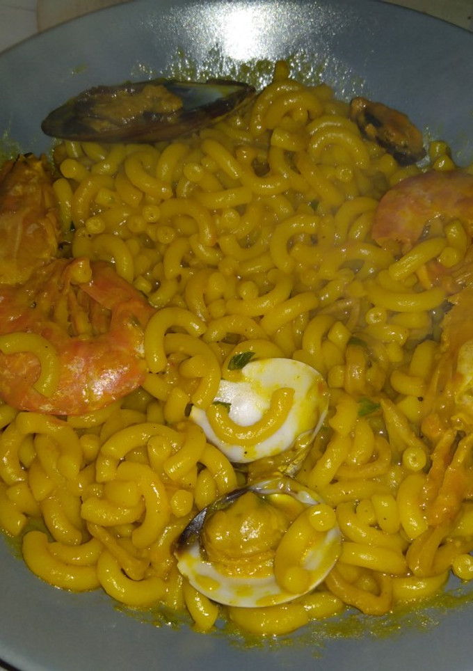 Una foto de Fideos guisados a la marinera