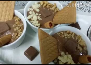 The New Way Cooking Recipe Chocolate pudding Delicious Perfect