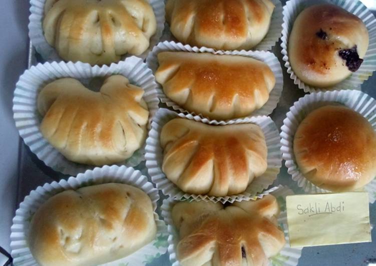 Roti manis super lembut (isi coklat)