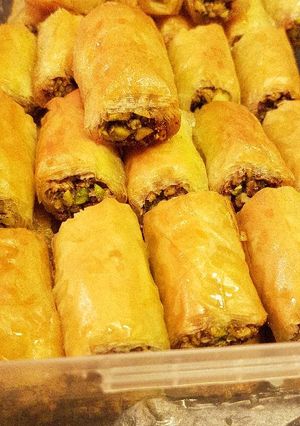 صورة لوصفة بقلاوة