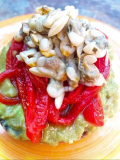 Una foto de Pintxo de berberechos