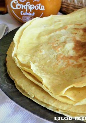 Une photo de Crêpes légère sans matière grasse