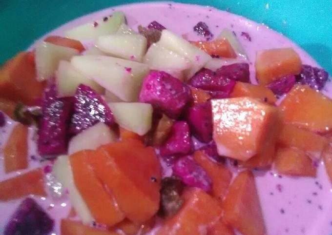 Resep Sup buah sederhana, Enak Banget