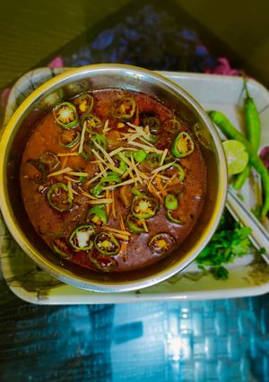 A picture of Mutton Nihari.