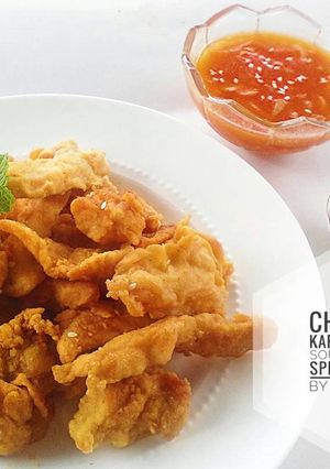 Foto resep CHICKEN KARAGEE with Sour Sweet Spicy Sauce