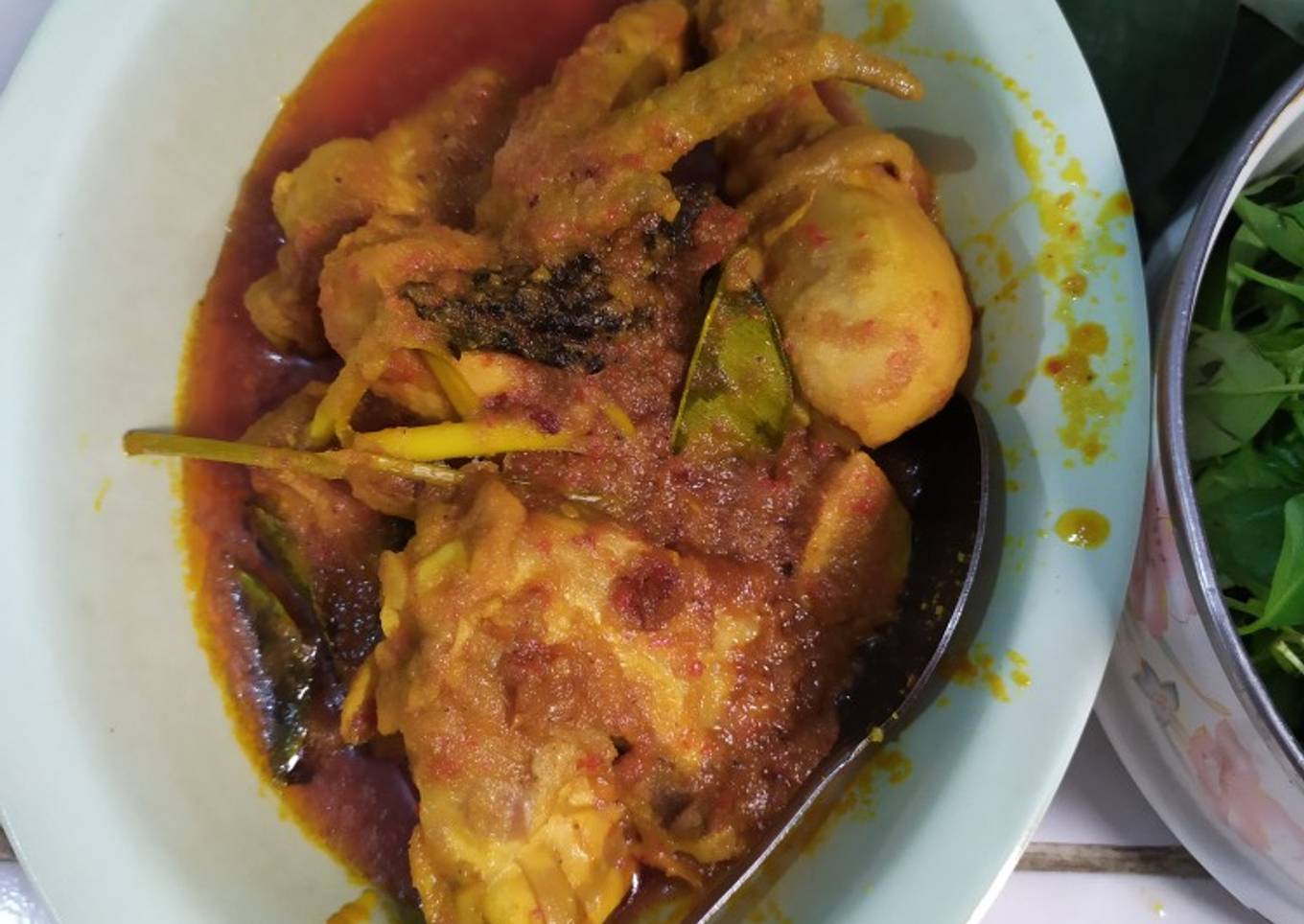 Pepes Ayam empuk lepas tulang