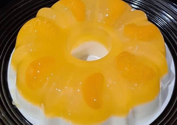 Orange sponge pudding