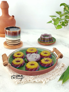 Foto resep Lapis Sagu Pelangi 🌈