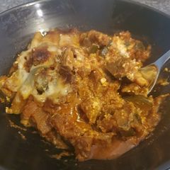 A picture of Keto Eggplant Parmesan.