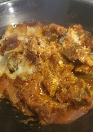 A picture of Keto Eggplant Parmesan.