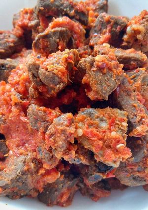 Foto resep Paru balado