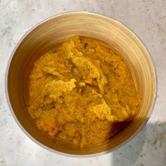 A picture of Paleo orange mash.