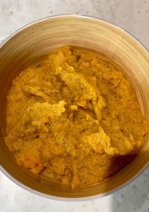 A picture of Paleo orange mash.