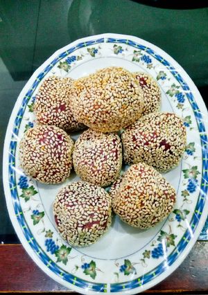 Foto resep Onde-Onde ubi ungu(isi ubi ungu)