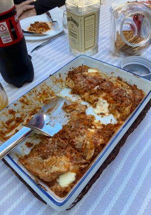 Una foto de Lasagna de carne picada