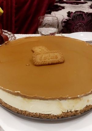 صورة لوصفة شيز كيك اللوتس على طريقتي