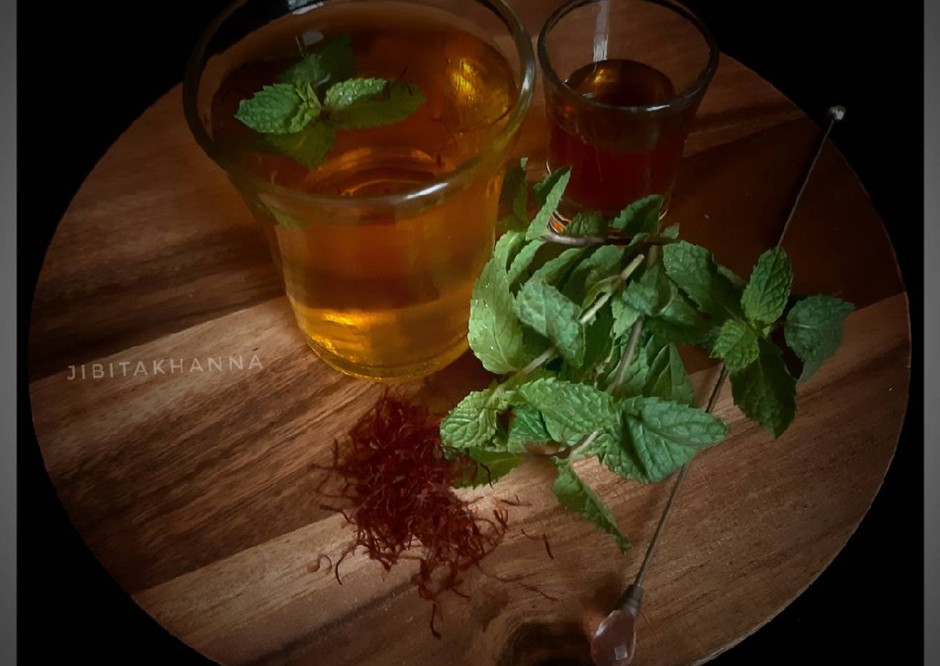 Al Zaeafran Nana Shai / Arabic style Saffron Mint Tea