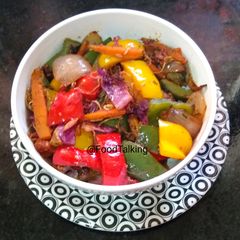 A picture of Sheet Pan Mexican Veggies.