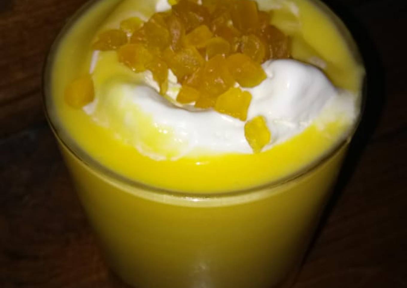#mango shake with ice-cream