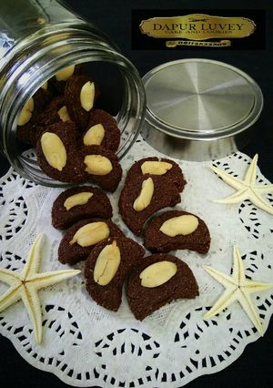 Foto resep Cookies almond coklat kenari