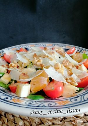 Una foto de Ensalada de canónigos