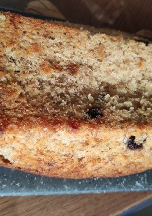 Une photo de Banana bread avec presque rien