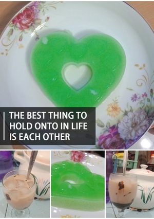 Foto resep Puding lumut daun pandan