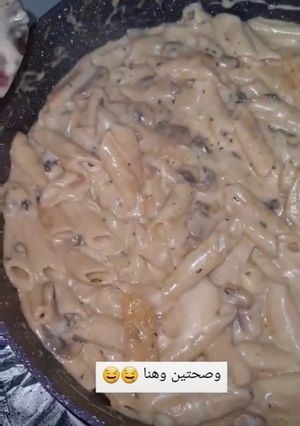 صورة لوصفة فوتوتشيني بالموزاريلا والقشقوان 😋