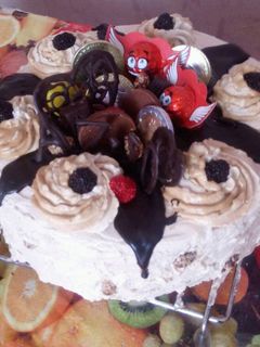 صورة لوصفة كيكة الشوكولاتة والنسكافيه 🎂🍫 خطيييييرة