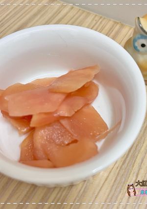 大紅浙醋醃薑 的食譜成品照片