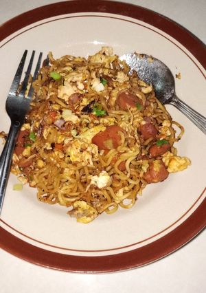 Foto resep Indomie goreng pedes setan