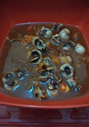 Foto resep Cumi sotong Asam Manis Pedas