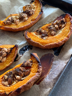 Una foto de Calabaza al forn