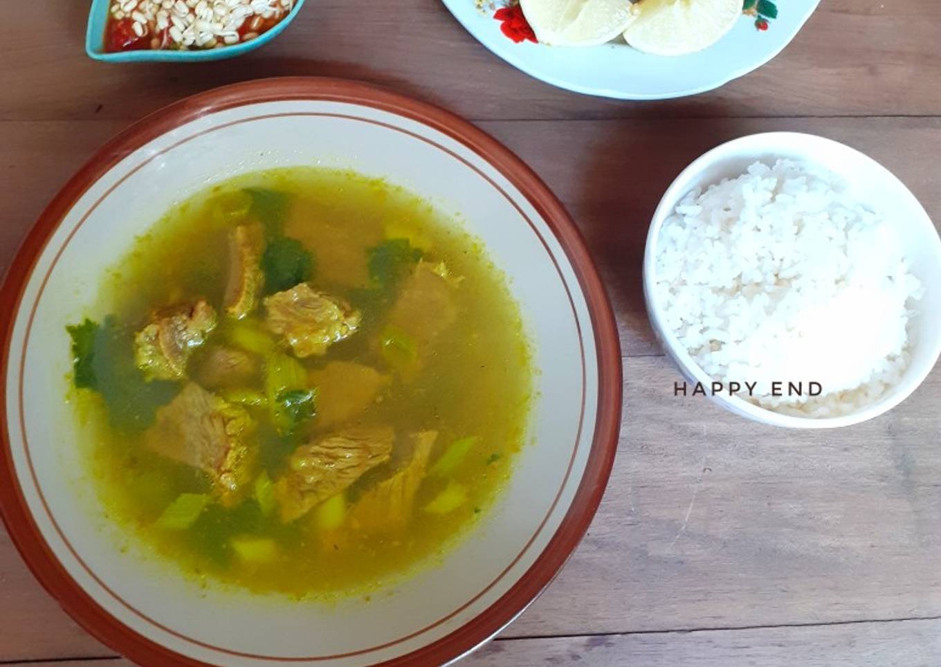 Soto Daging Sapi (Rumahan, Sidoarjo)