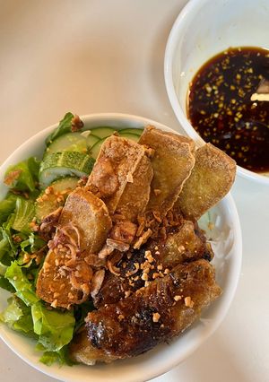 Hình của món Bún nước tương tắc.