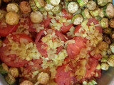 خوراک کدو سبز