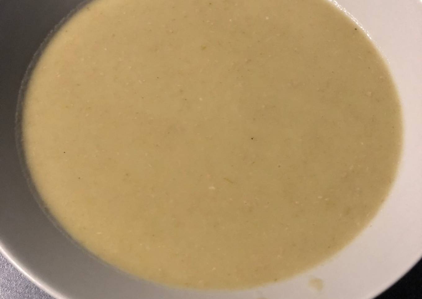 Soupe endives poireaux jambon