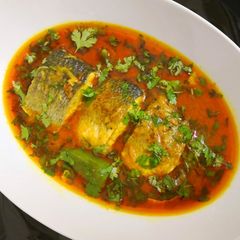 A picture of Macchli ka salan.