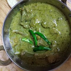 Namkeen mutton gravy A picture of Namkeen mutton gravy.