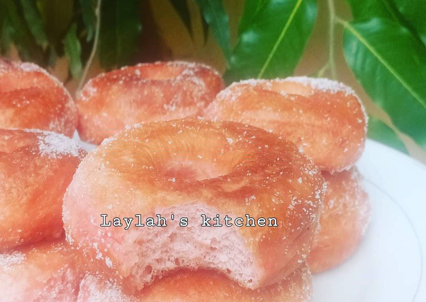 Strawberry flavoured Donut