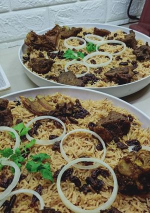 Foto resep Nasi Mandi Kambing (Mandhi Laham)