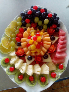 Una foto de Plato 🍛 frutal