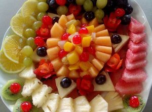 Una foto de Plato 🍛 frutal