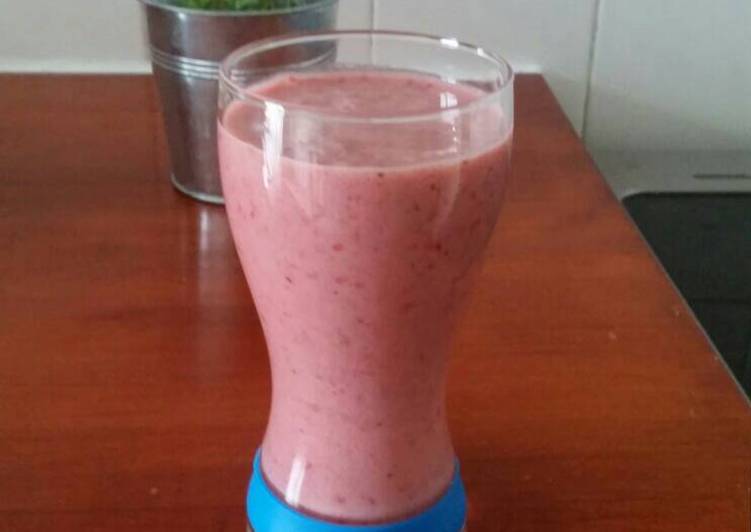 Comment Préparer Des Smoothie banane fraise