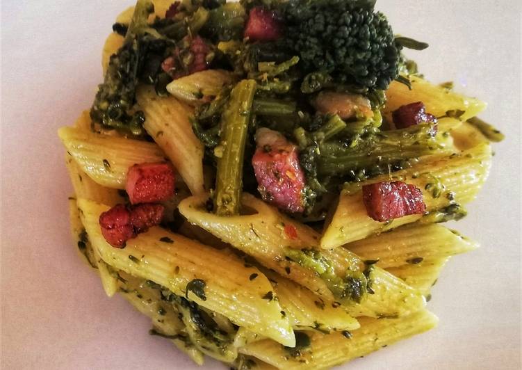 Penne con i broccoletti selvatici ?��