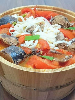 茄汁鯖魚麵 的食譜成品照片