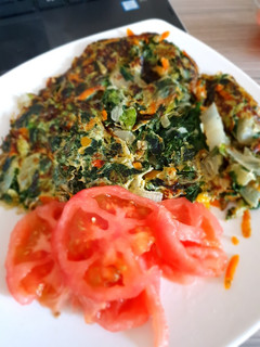 Una foto de Tortilla de acelga