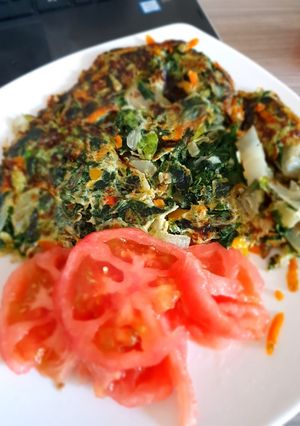 Una foto de Tortilla de acelga