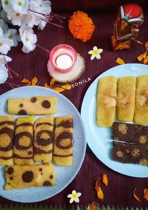 A picture of Choco swirl patishapta(pancake).